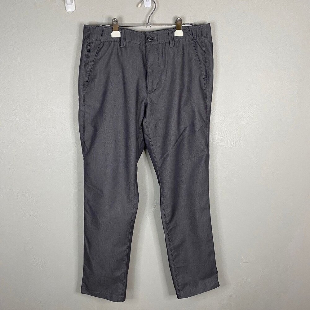 Men's Classic Straight Fit Pants - Charcoal Gray